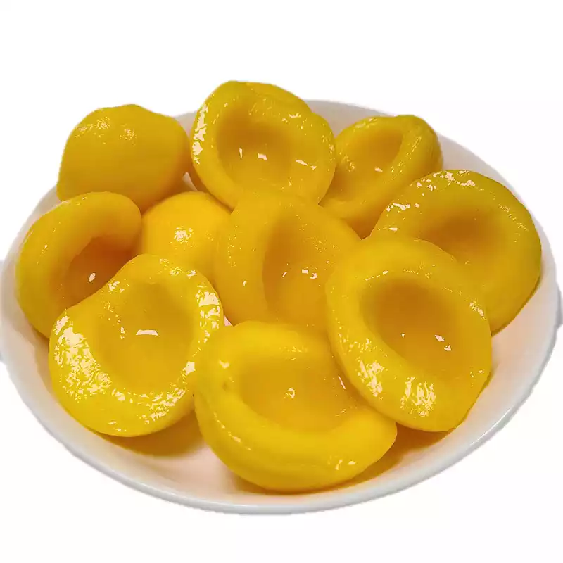 New season canned yellow peach in light syrup